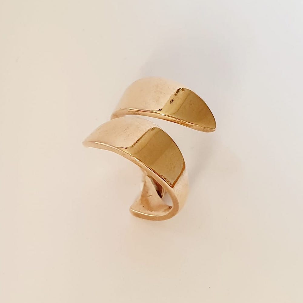 Anello Fish in Bronzo - Misura 13