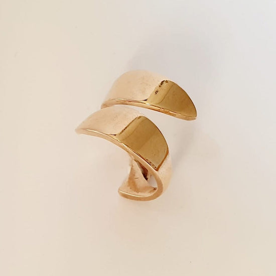 Anello Fish in Bronzo - Misura 13
