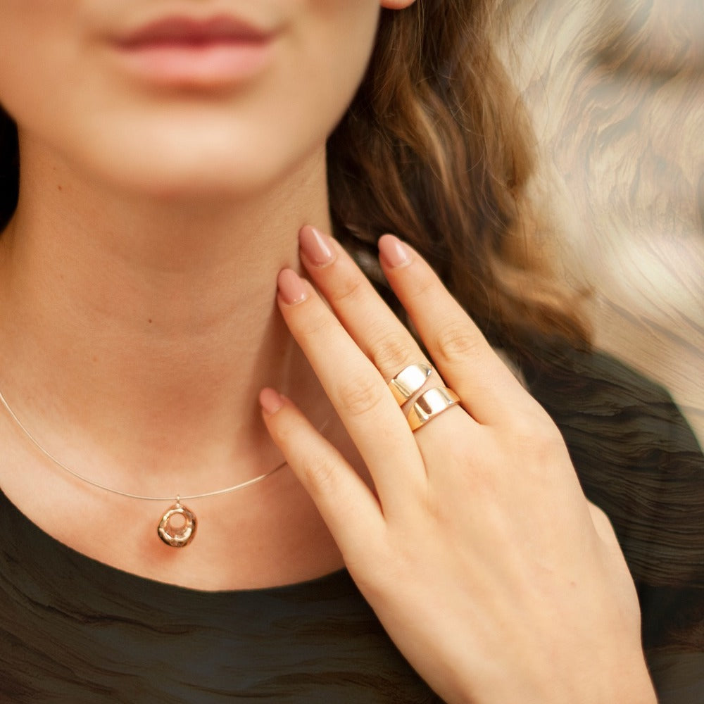 Anello Fish in Argento 925 - Misura 14
