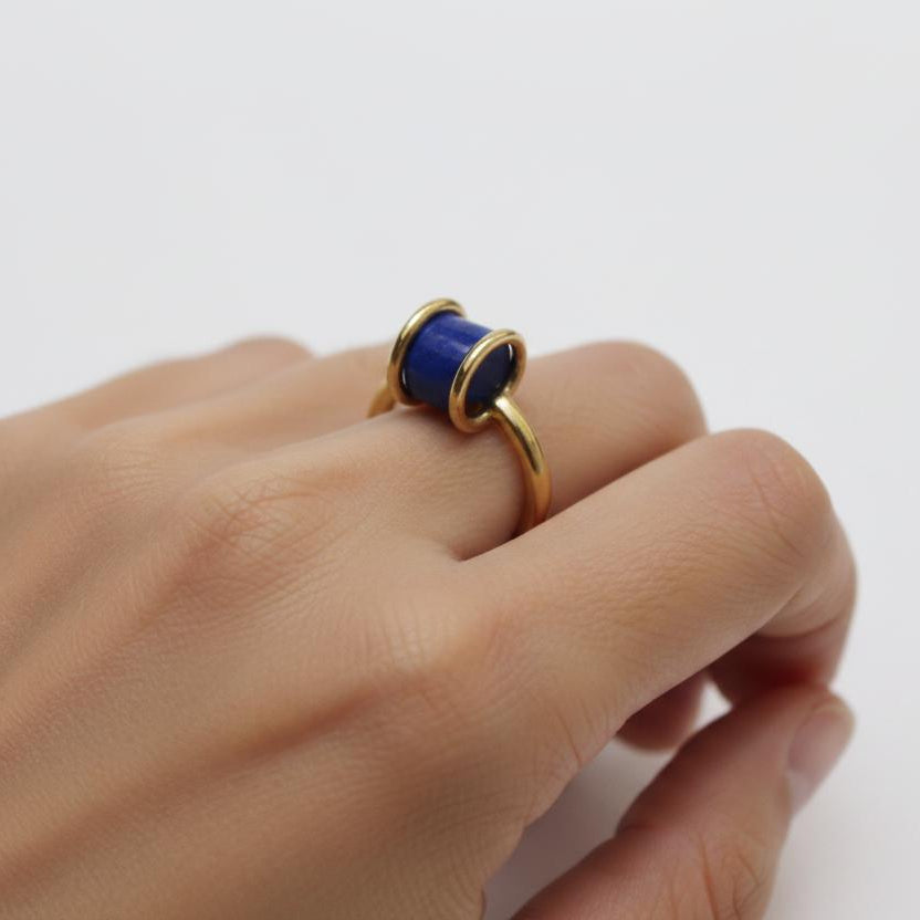 Anello Kolors con Lapislazzuli Blu